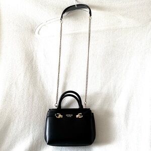 GUESS Mini Handbag with Long Detachable Crossbody Chain Strap EUC FABULOUS